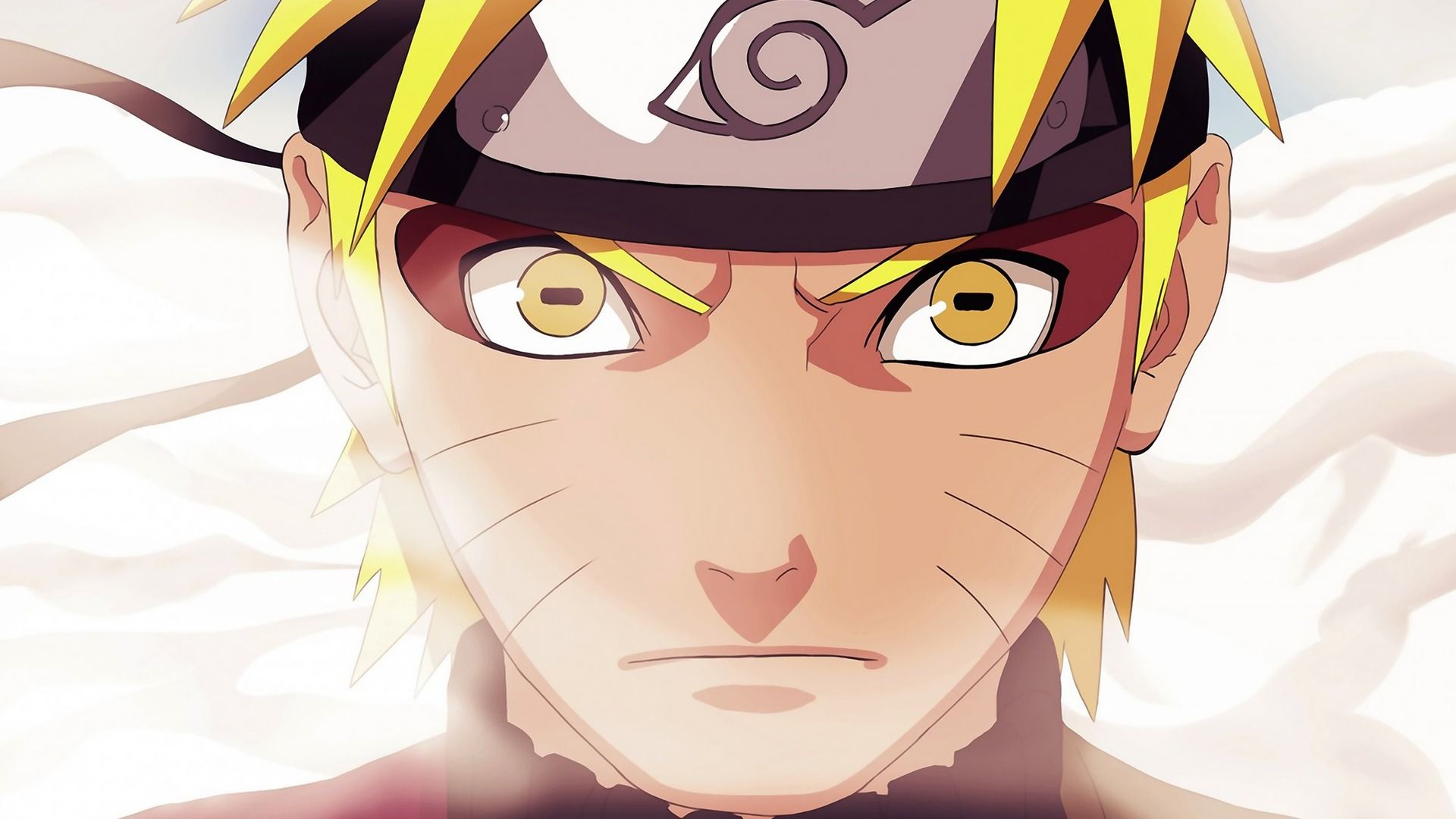 Teen Naruto Uzumaki in sage mode desktop wallpaper