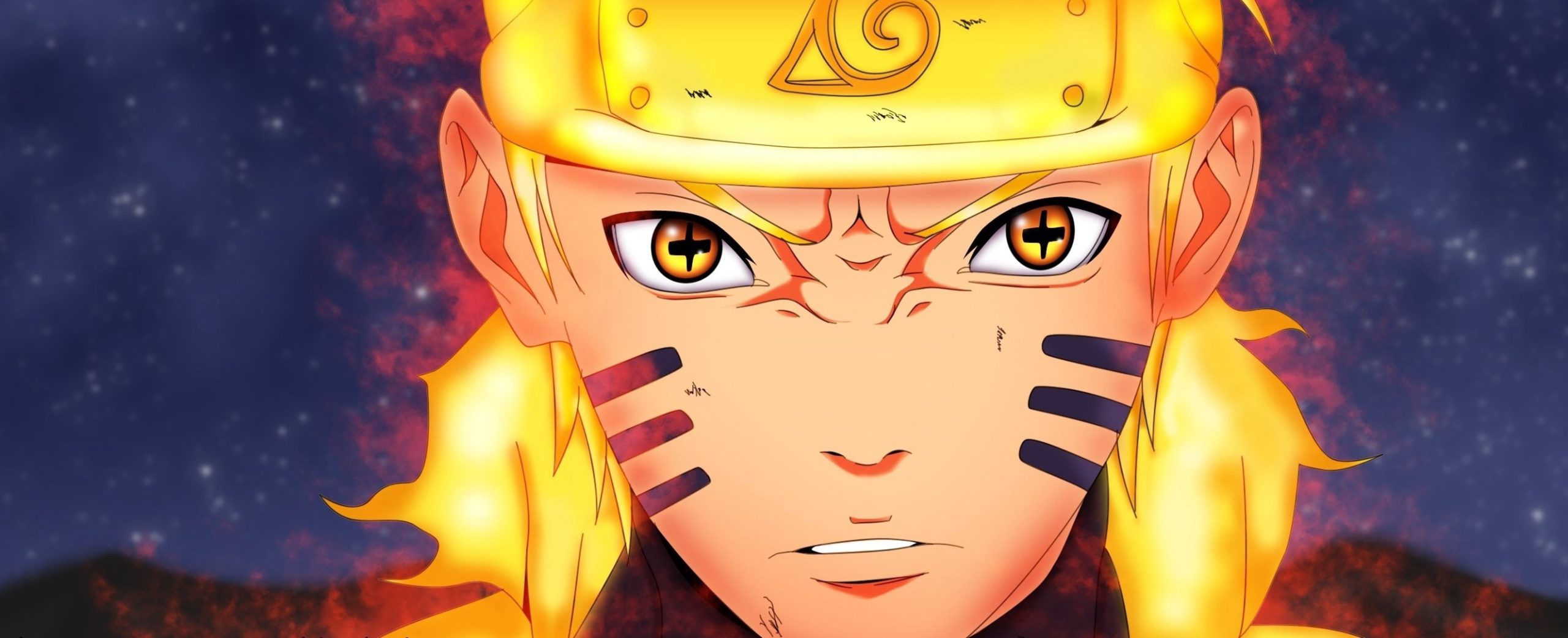Naruto Yang Kurama Sage Mode Selfie Desktop Wallpaper