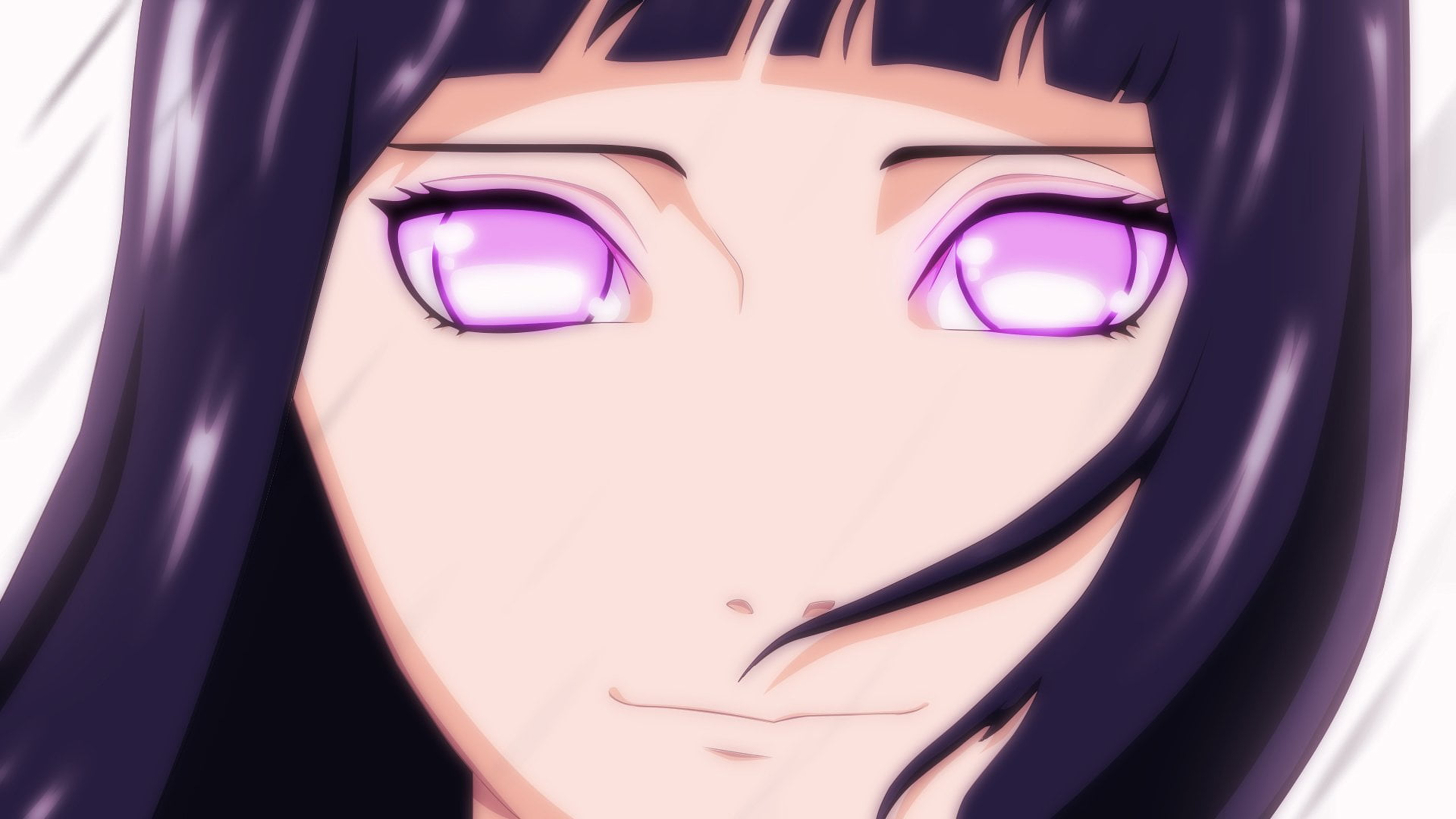 Hinata Purple Eyes Desktop Wallpaper