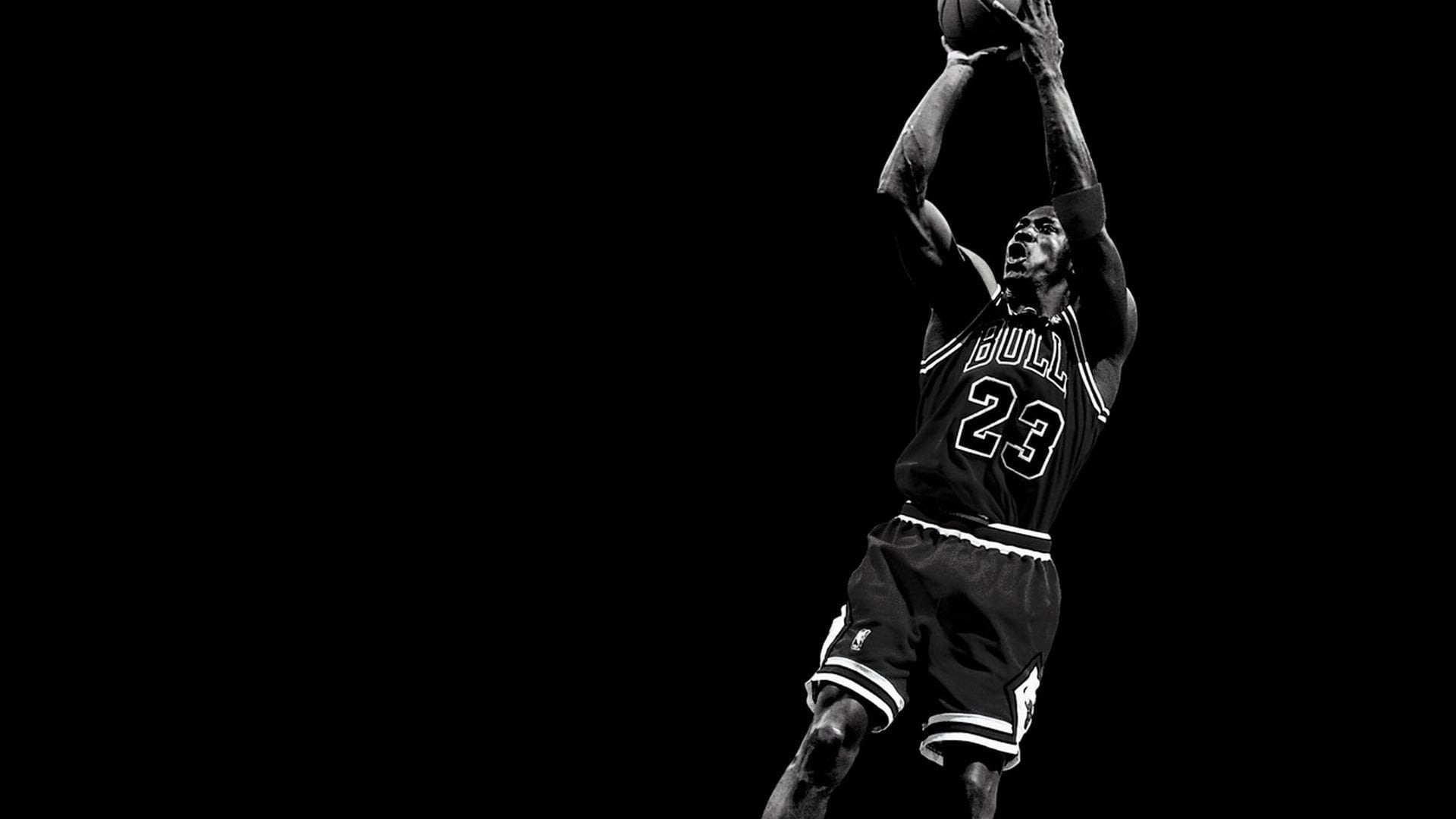 Michael Jordan famous jumper desktop wallpaper